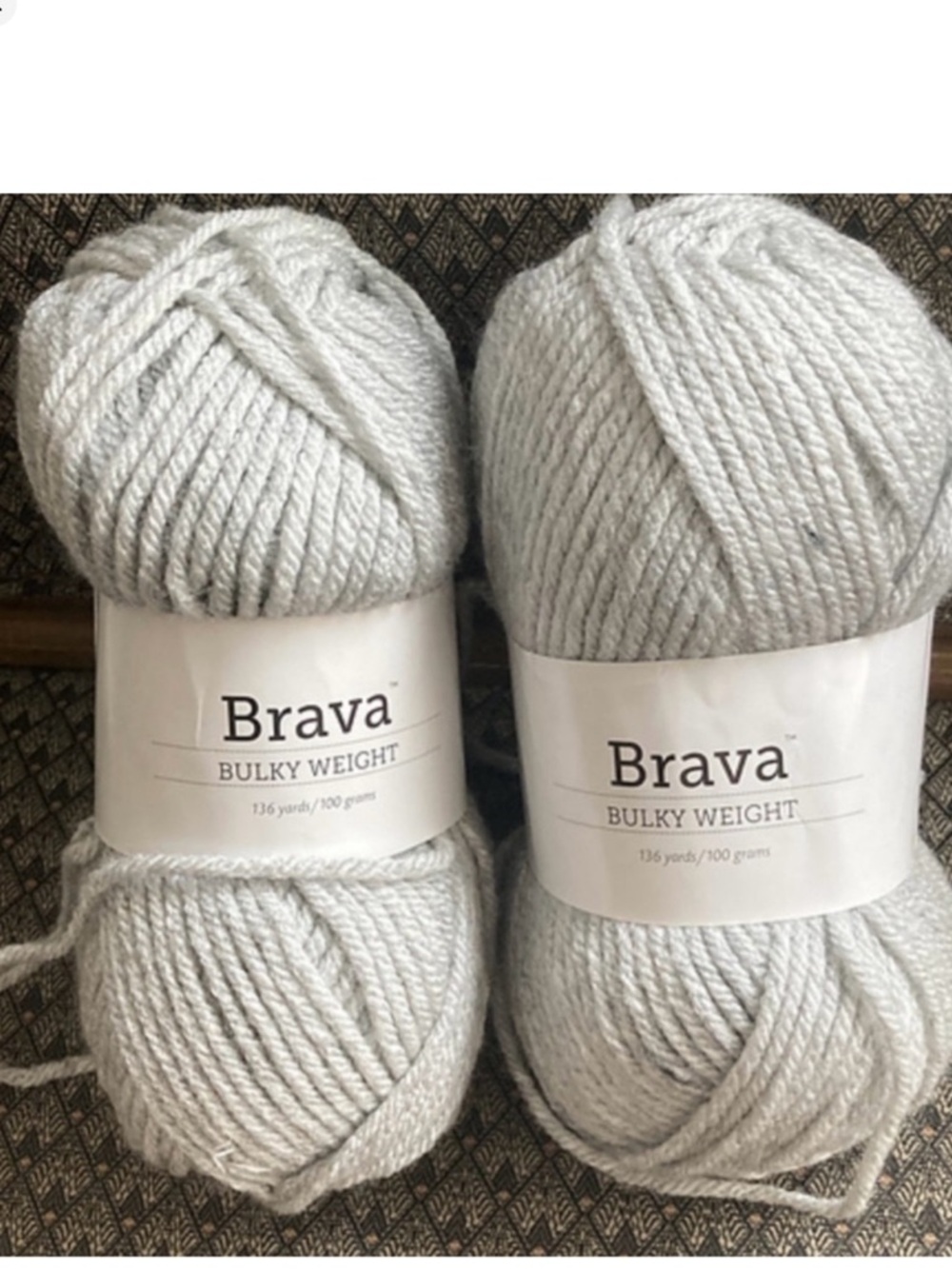 x2 Knit Picks Brava Bulky Weight Yarn Acrylic